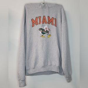 Vintage Y2K Champion Uni Miami Sebastian Hoodie Jacket Top Shirt Men's Lg
